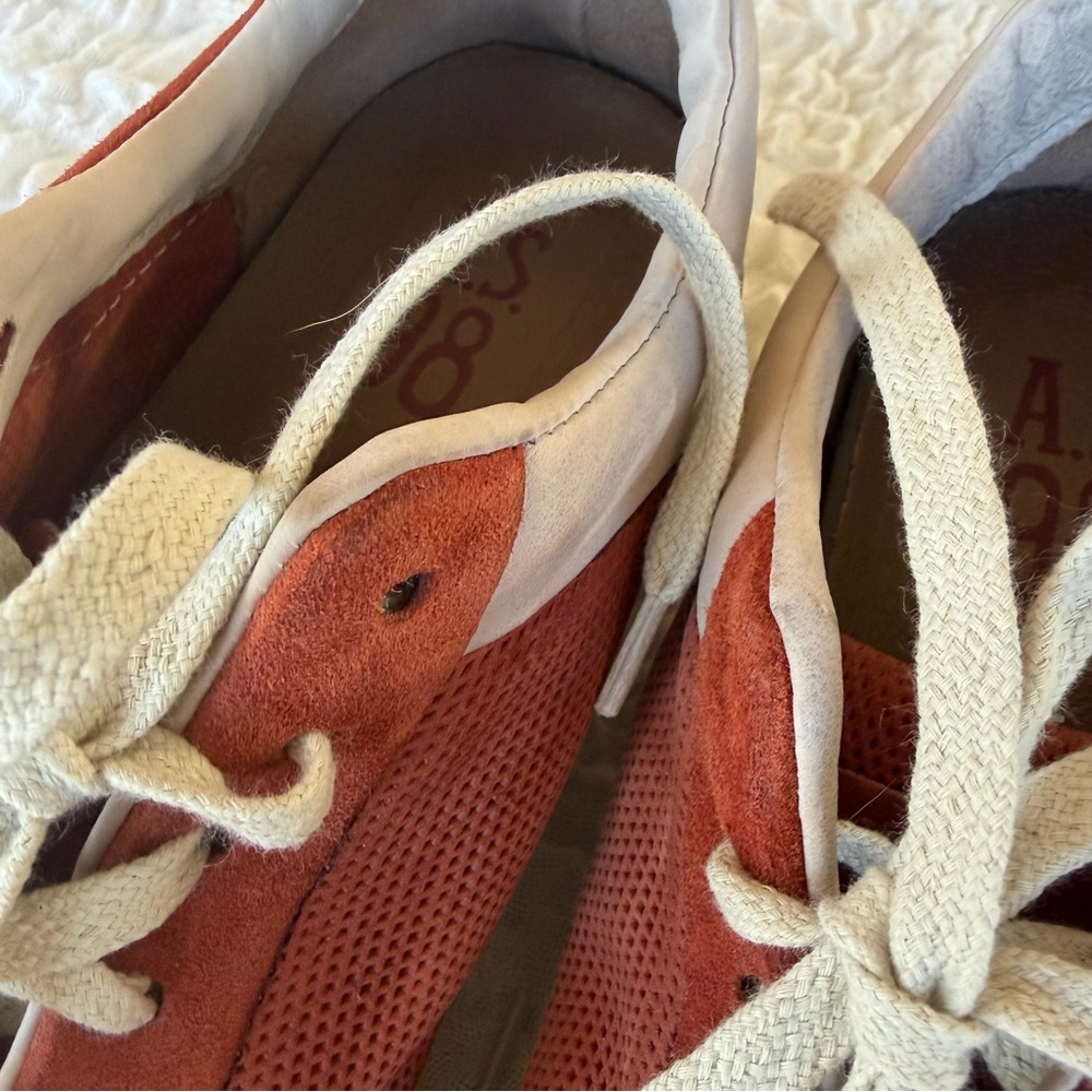 A.S.98 Alfie Platform Sneakers in Rust Orange EU 39 - Picture 9 of 13